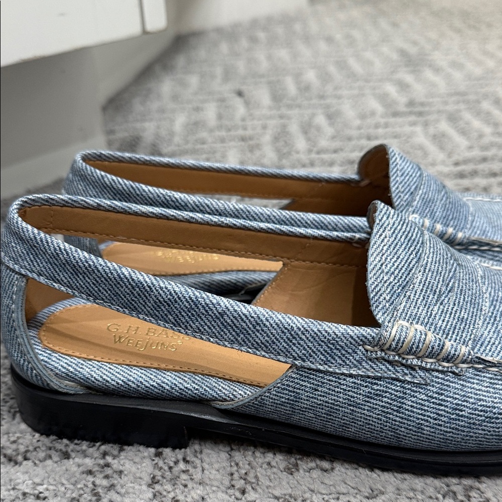Casual Denim Loafers for women - Picture 2 of 4